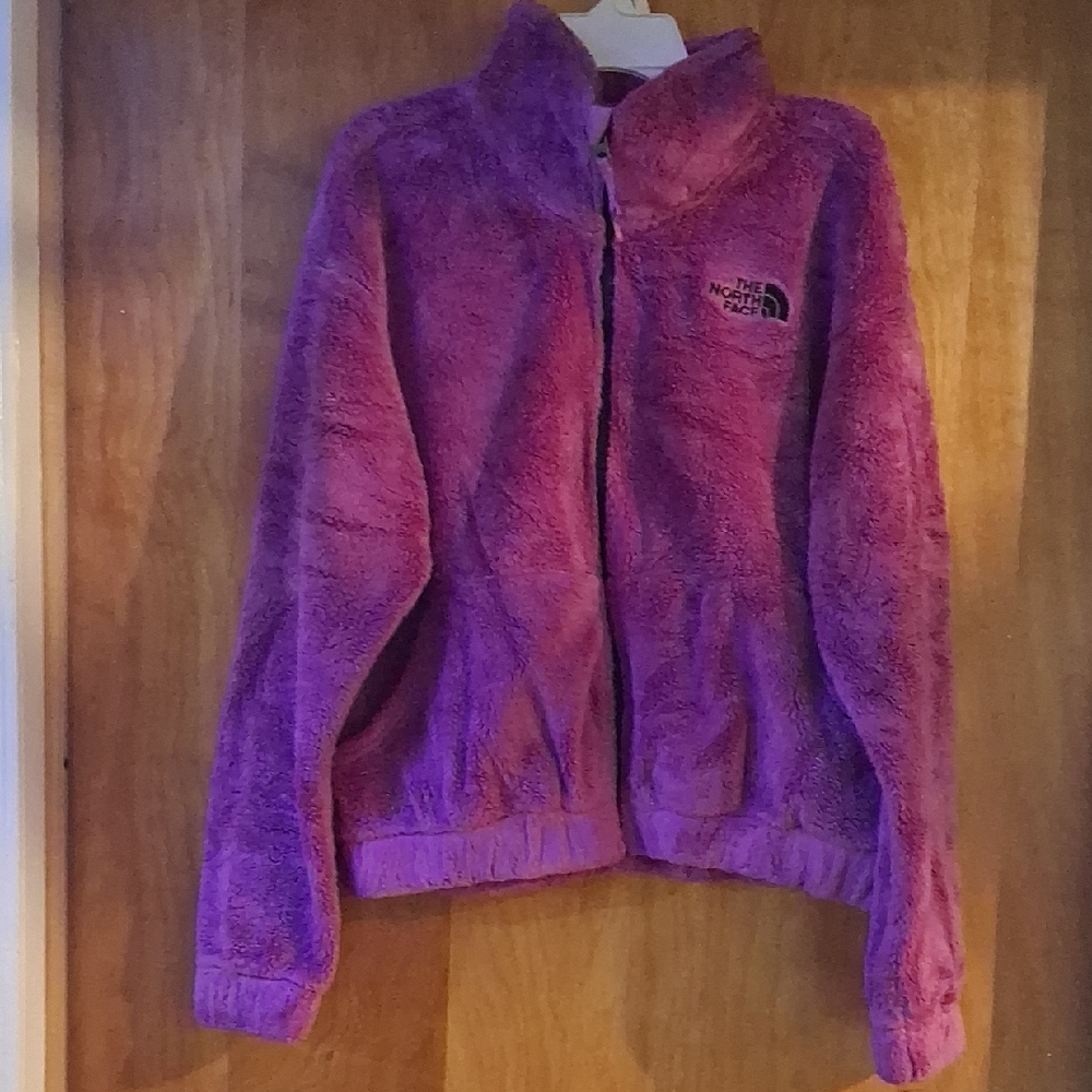 Purple North Face Teddy Jacket